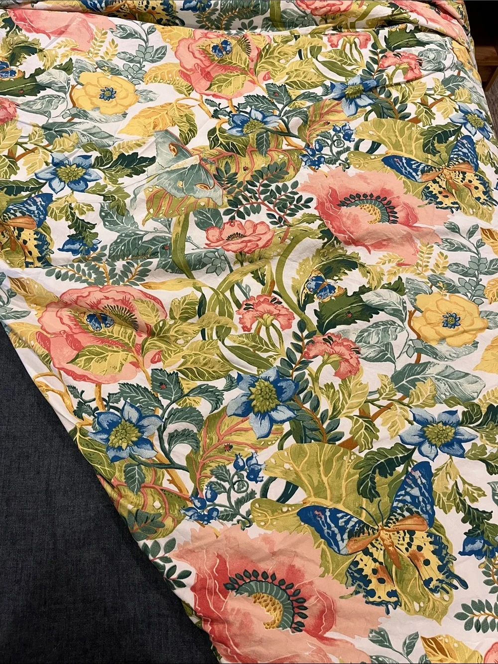 Pottery Barn Duvet Cover Lyla Garden Reversible